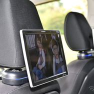 10.1V型ワイドXGAプライベートモニター TVM-PW1000T（オープン価格／2台セット）は台座部分に消灯可能なブルーのLEDも装着されている