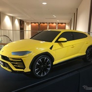 日本発表会に置かれたスケールモデル