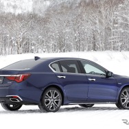 ホンダ レジェンド 新型（マイナーチェンジモデル）で豪雪の鷹栖試験場を走った