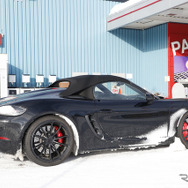 ポルシェ 718ボクスター スパイダー スクープ写真