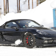 ポルシェ 718ボクスター スパイダー スクープ写真