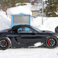 ポルシェ 718ボクスター スパイダー スクープ写真