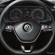 VW ポロ TSI ハイライン レザーマルチファンクション ステアリングホイール