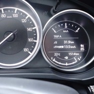 こちらはディーゼル車の燃費計