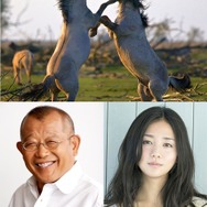日本語版ナレーションを務める笑福亭鶴瓶＆木村文乃／『シーズンズ　2万年の地球旅行』　- (C)2015 Galatee Films - Pathe Production - France 2 Cinema - Pandora Film - Invest Image 3 - Rhone-Alpes Cinema - Winds - Pierre et Vacances