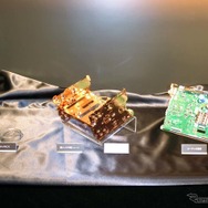 左から「Xシリーズ」に採用された銅製ビス／銅メッキシャーシ／高級パーツをふんだんに使ったオーディオ基板
