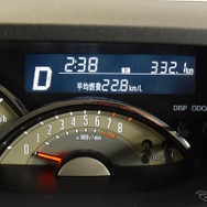 実燃費は22.6km/リットルと良好。燃費計の信頼度も高いほうだった。