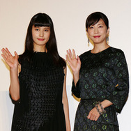 橋本愛、竹内結子／『残穢【ざんえ】-住んではいけない部屋-』舞台挨拶