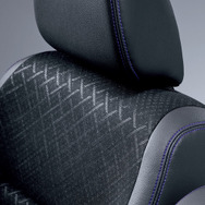 ホンダ N-WGNカスタム 特別仕様車 SS ブラックスタイルパッケージ プライムスムーズ＆ジャージコンビシート（バイオレットダブルステッチ）
