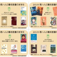 「若い人に贈る読書のすすめ」ポップ（図書館用）