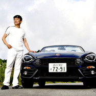 アバルト 124 スパイダー　岡本幸一郎氏
