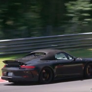 ポルシェ　911 スピードスター　スクープ動画