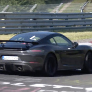 ポルシェ ケイマン GT4 スクープ動画