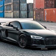 バッドモービル? ステルス戦闘機？アウディR8をサテンブラックで仕上げる！
