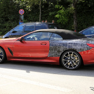 BMW 8シリーズカブリオレ（M850i）スクープ写真