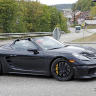 ポルシェ 718 ボクスター スパイダー スクープ写真