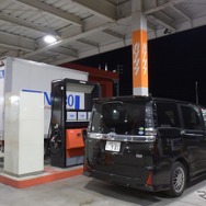 鳥取にて第1回目の給油。