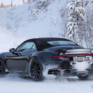 ポルシェ 911 ターボS カブリオレ（スクープ写真）