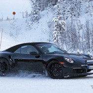 ポルシェ 911 ターボS カブリオレ（スクープ写真）