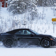 ポルシェ 911 ターボS カブリオレ（スクープ写真）