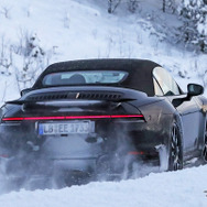 ポルシェ 911 ターボS カブリオレ（スクープ写真）