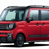 スズキ スペーシア ギア ハイブリッド XZハイブリッド XZターボ 全方位モニター用カメラパッケージ装着車（フェニックスレッドパール ガンメタリック2トーンルーフ）