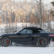 ポルシェ 718ボクスタースパイダー スクープ写真