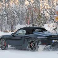 ポルシェ 718ボクスタースパイダー スクープ写真
