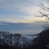 赤城山では運よく夕刻の雲海に出会えた。