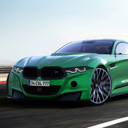 BMW 4シリーズ　CSL スクープ　予想CG