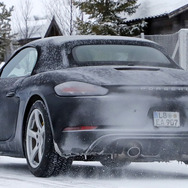 ポルシェ 718ボクスター 6気筒モデル スクープ写真