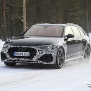 アウディ RS4アバント 改良新型（スクープ写真）