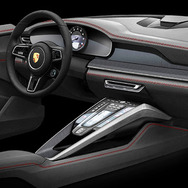 ポルシェ911新型デザイン開発スケッチ