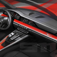 ポルシェ911新型デザイン開発スケッチ