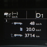 総走行距離3714.7km。トリップメーターは2000kmで0km表示に戻る仕様だった。