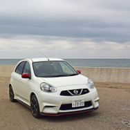 日産マーチNISMO Sのフロントビュー