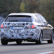 BMW 5シリーズ 改良モデル（LCI）プロトタイプ スクープ写真