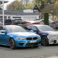 BMW M5セダン 改良新型 スクープ写真