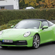 ポルシェ 911タルガ 開発車両（スクープ写真）