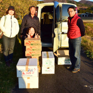 群馬北部の川場村へりんご狩りに出かけた。クルマはホンダ『ステップワゴン』。