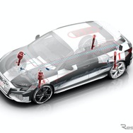 アウディ A3 スポーツバック 次期型のプロトタイプ