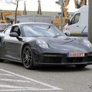 ポルシェ 911ターボS 新型プロトタイプ　（スクープ写真）