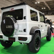 リバティーウォークが展示したLB☆nation G-mini。Ｇを思わせるフルコンプリートカーとして用意された。
