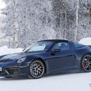 ポルシェ 911タルガ4 GTS 新型プロトタイプ（スクープ写真）