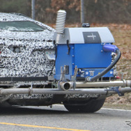 シボレー コルベット PHEV 開発車両（スクープ写真）