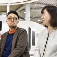 Game*Spark 宮崎紘輔 編集長（左）とリセマム田村麻里子 編集長