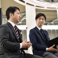 マネーの達人 北山秀輝 編集長（左）とレスポンス宮崎壮人 編集長