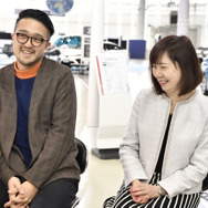 Game*Spark 宮崎紘輔 編集長（左）とリセマム田村麻里子 編集長