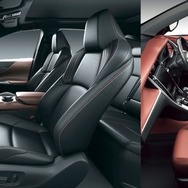トヨタ・ハリアー新型（左）と従来型（右）