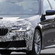 BMW 5シリーズ 改良新型プロトタイプ（スクープ写真）
